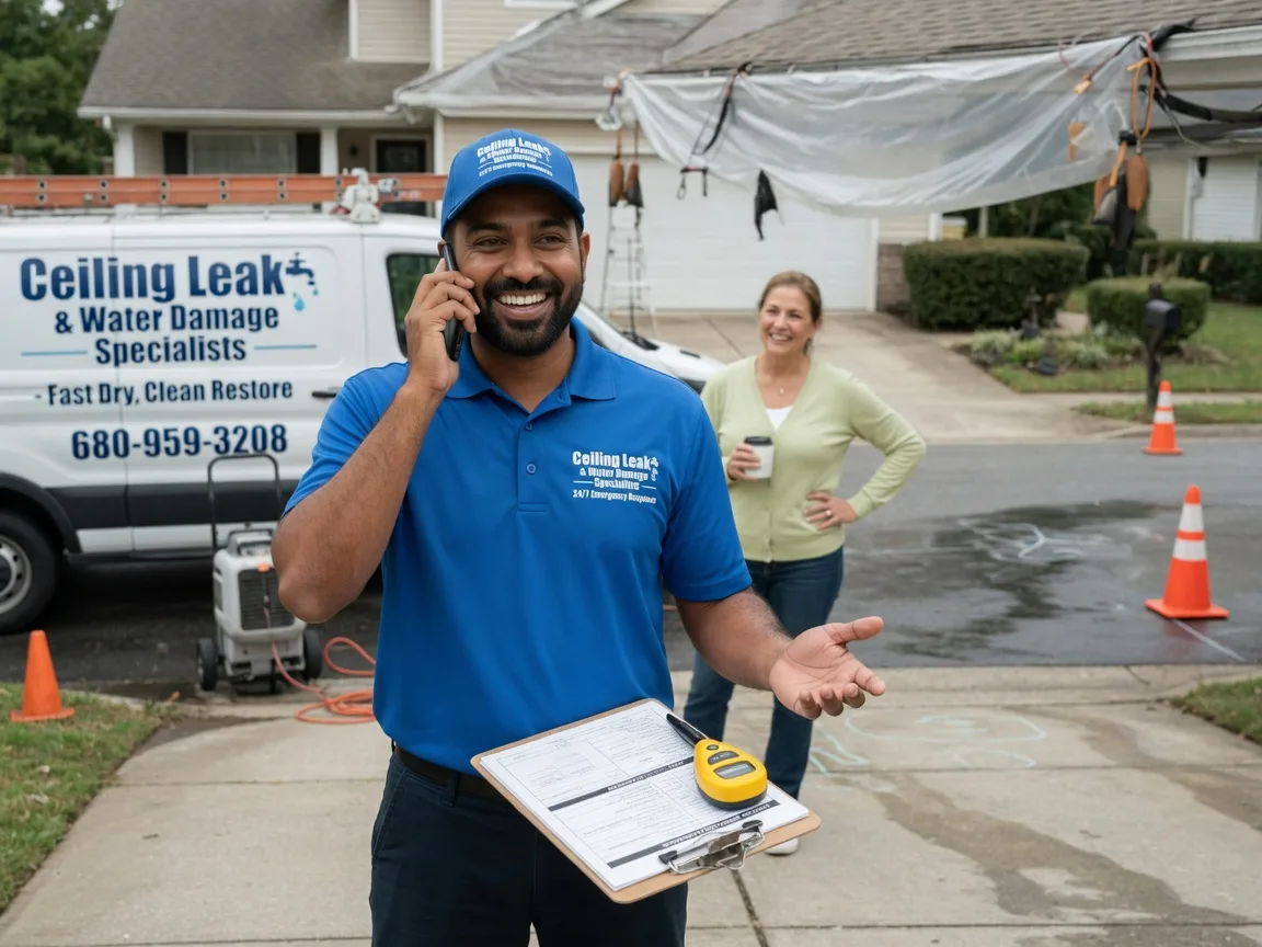 Ceiling Leak Cleanup Wagram, NC FAQs